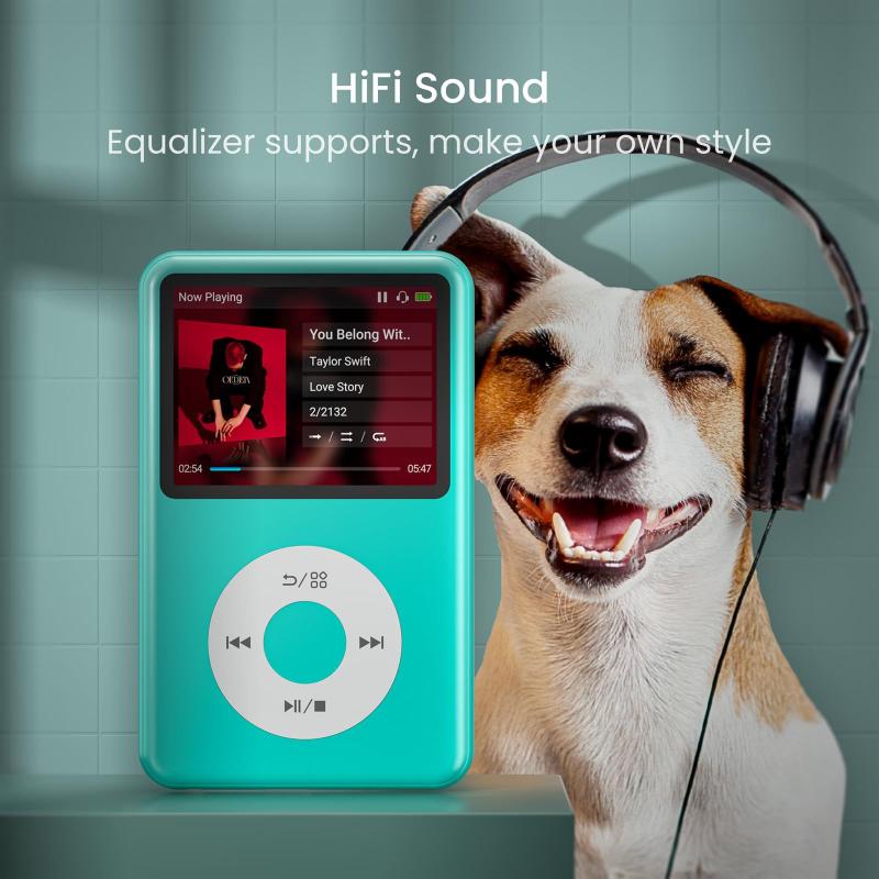 Leitor de MP3 Innioasis Y1 128GB Bluetooth Walkman com rádio FM